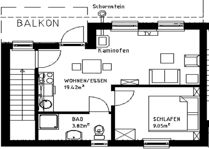 アパート Pontus Fewo4 Zislow